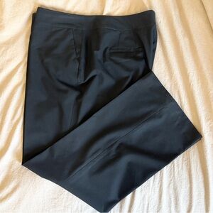 Sejour Womens Black Curvy Fit Dress Pants 16W